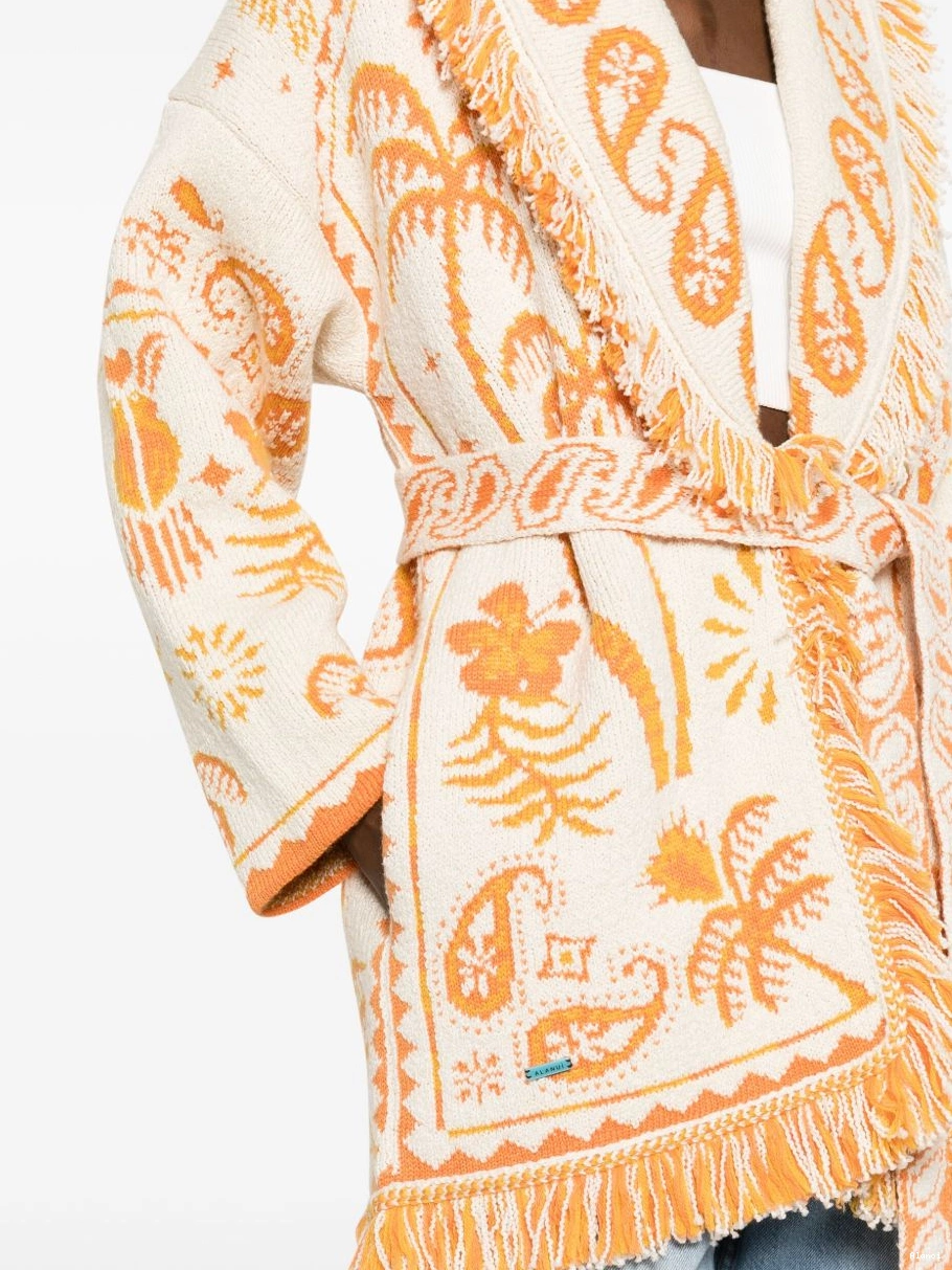Affordable Lush Women Alanui foulard Nature cardigan 0816